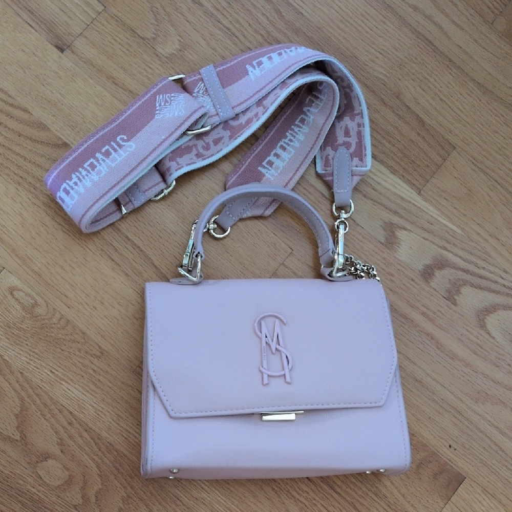Light Pink Guitar Strap Crossbody Bag - Picture 3 of 16